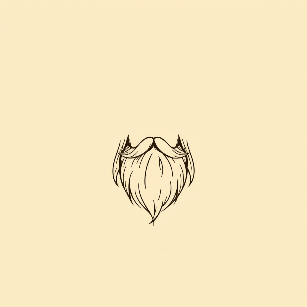 cheveux et barbe longs