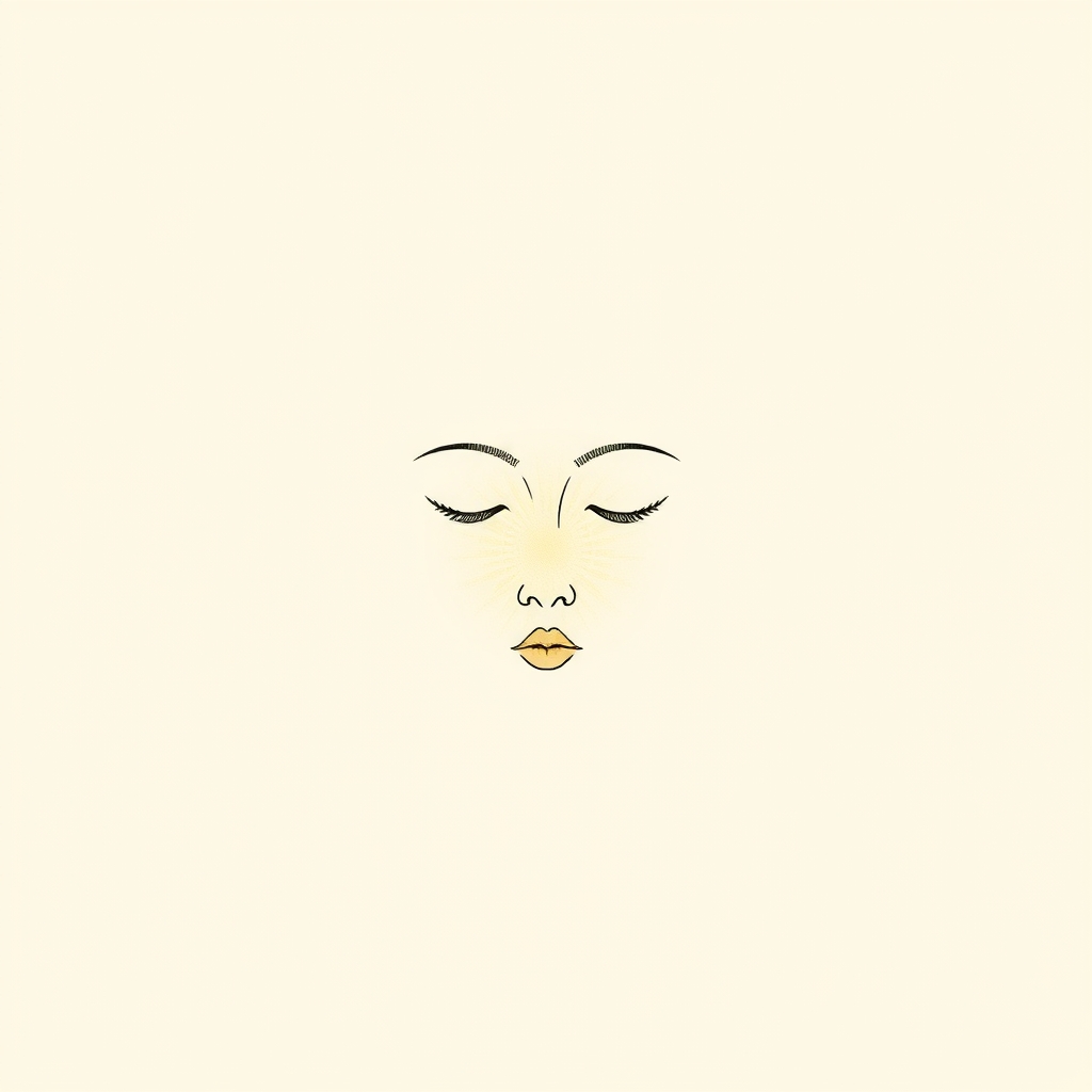 visage lumineux