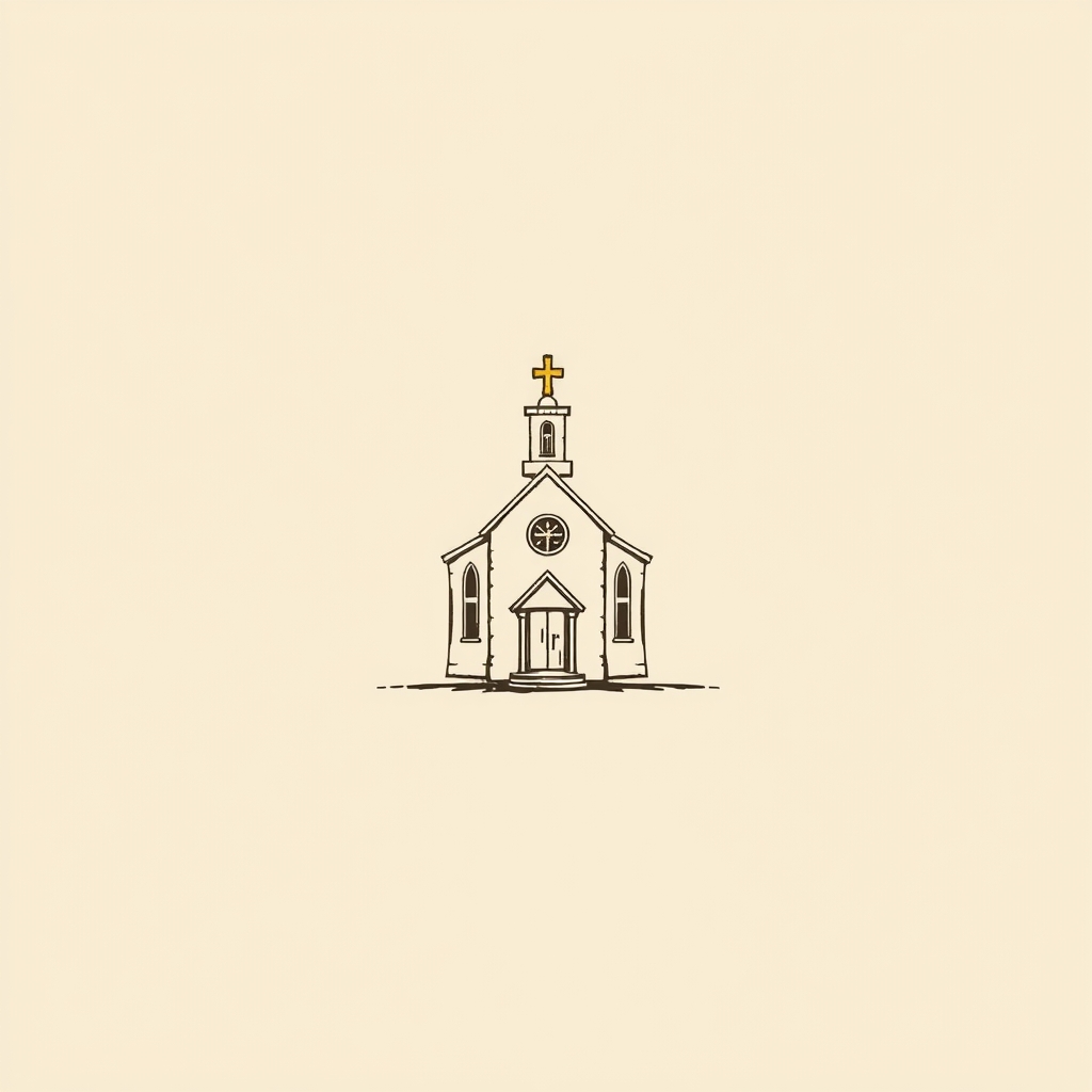 réduction d'église en miniature
