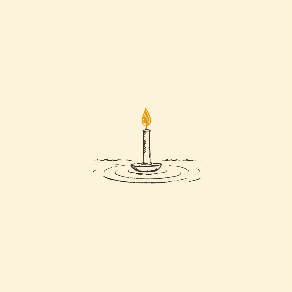 miraculous light on the water