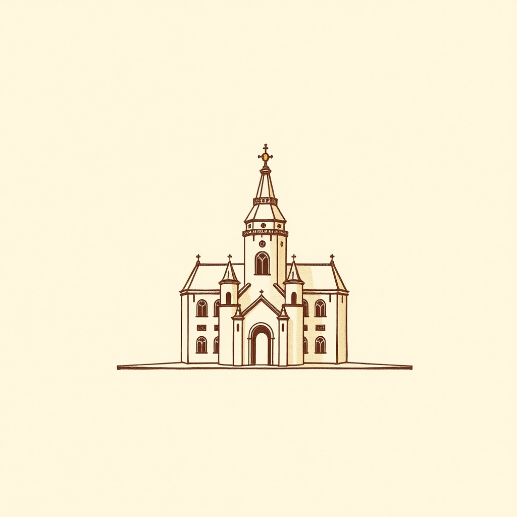 maquette d'église ou abbaye