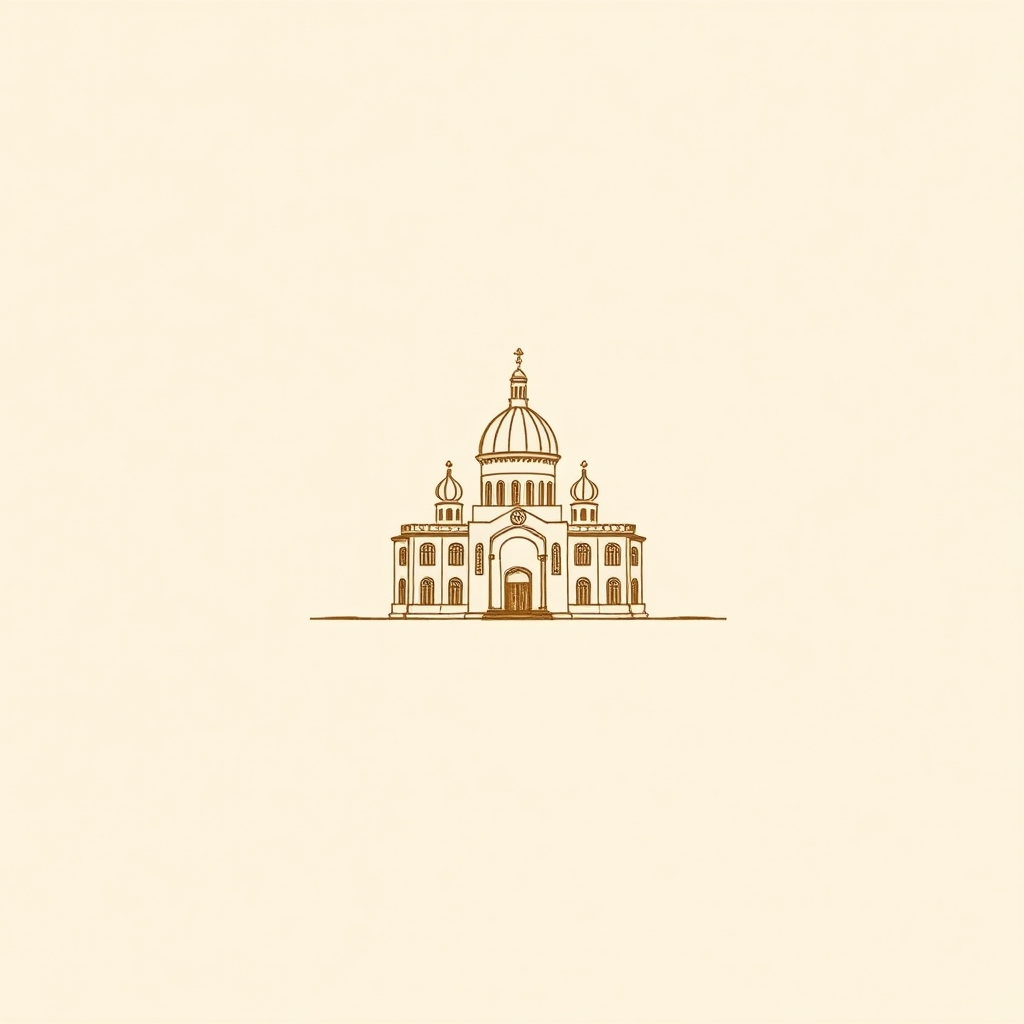 maqueta de iglesia o de ciudad
