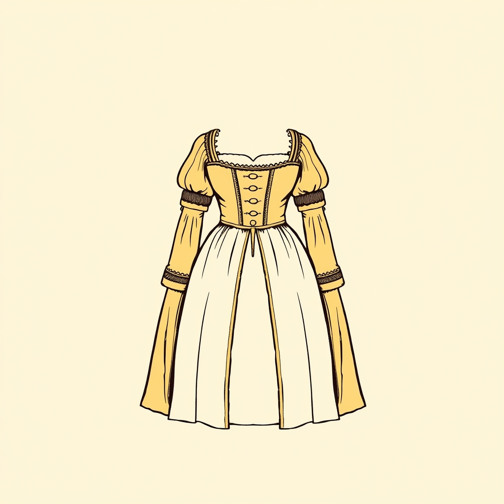 vêtements de noble damoiselle