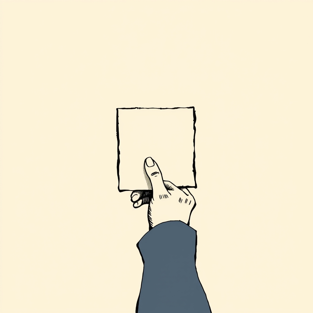 billet ou écrit dans la main