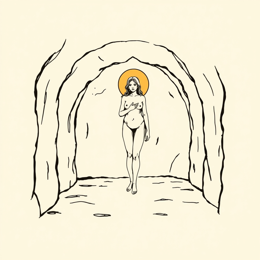 nudité (dans les catacombes)