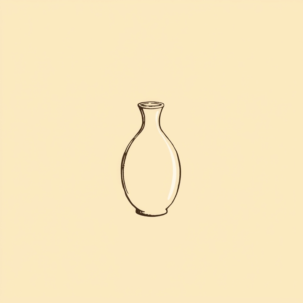 overturned vase