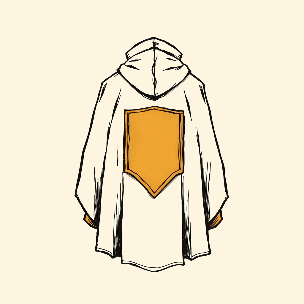 morceau rapiécé sur le manteau