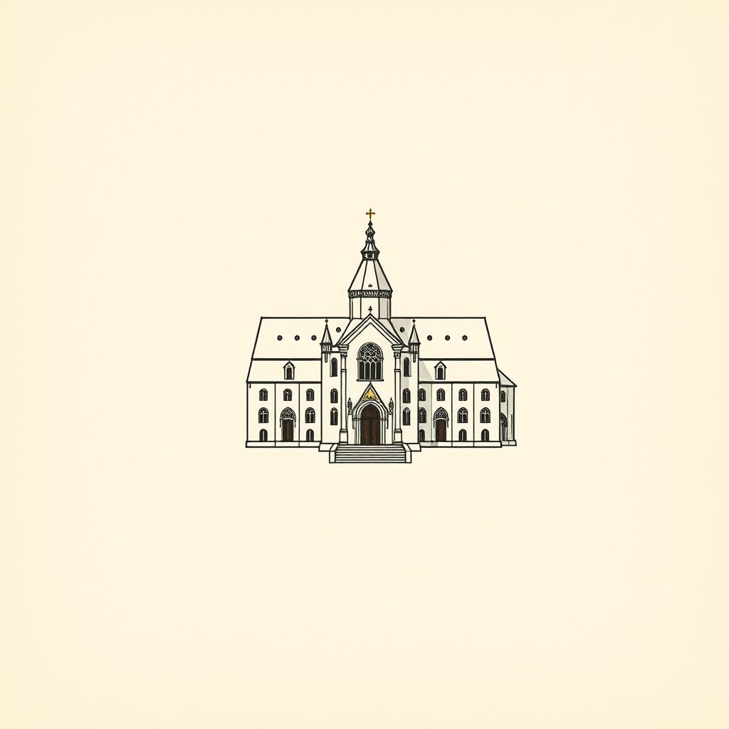 plan of the Aachen chapel