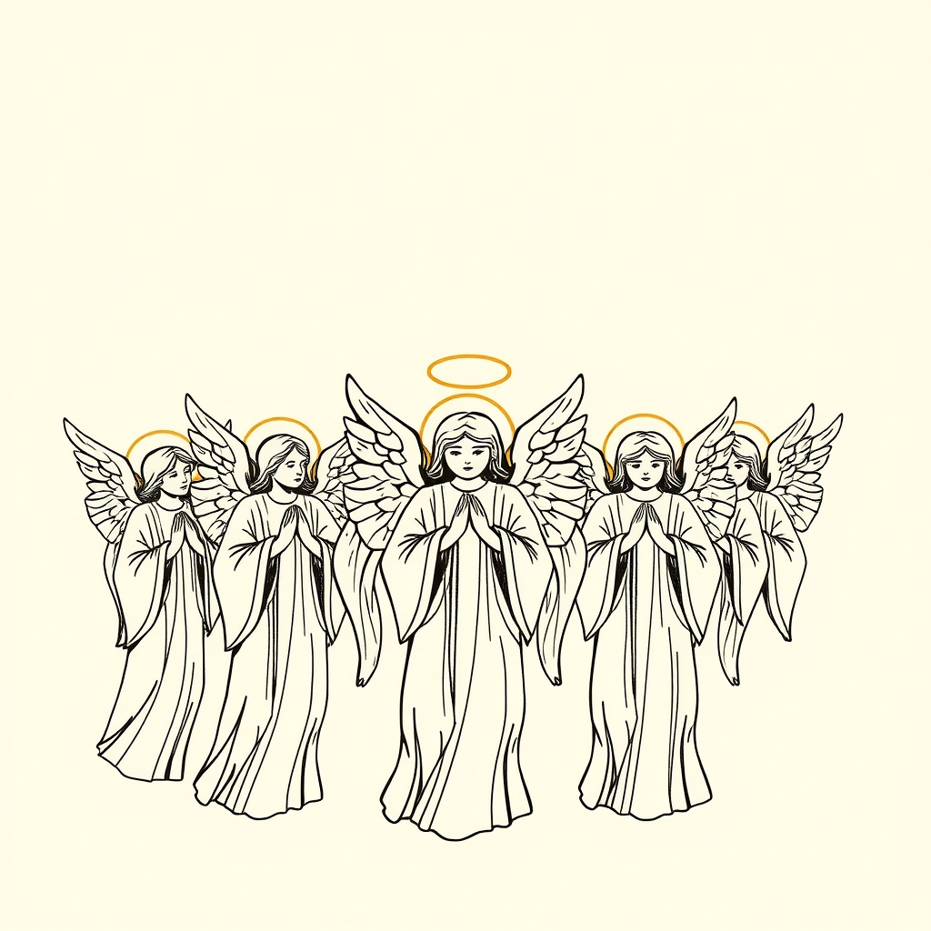 cortège d'anges