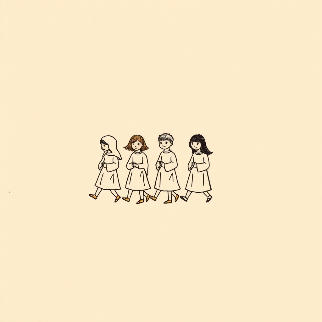 procession d'enfants