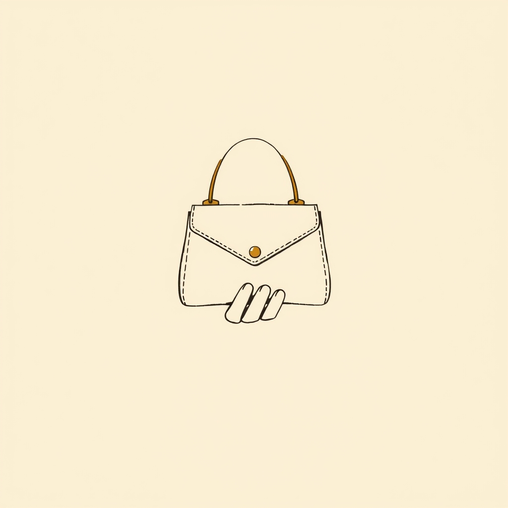 borsa in mano