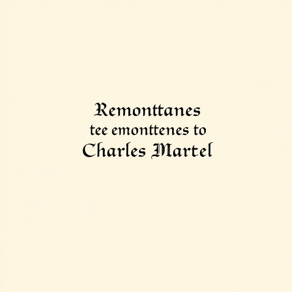 remonstrances to Charles Martel