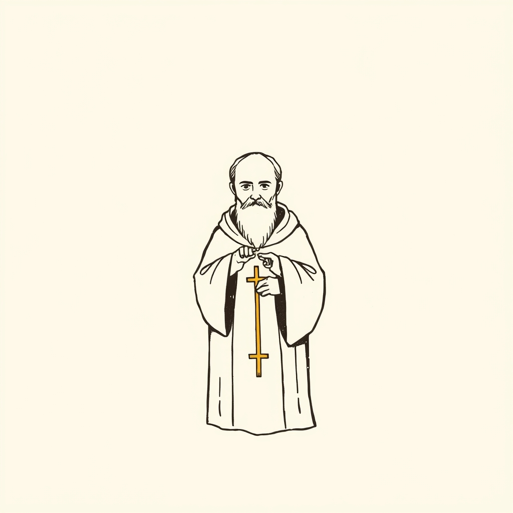 represented as an abbot
