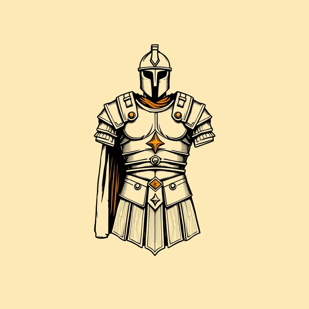 armure de général romain