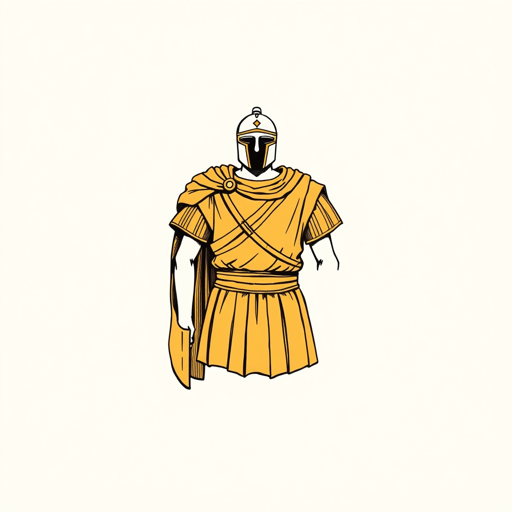 hábito de soldado romano