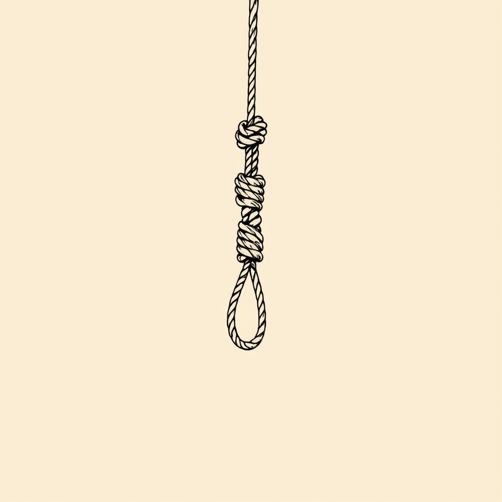 rope or strangulation veil
