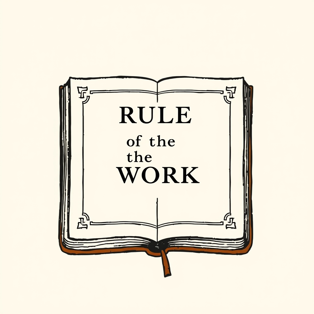 Livre de règlement de l'Œuvre