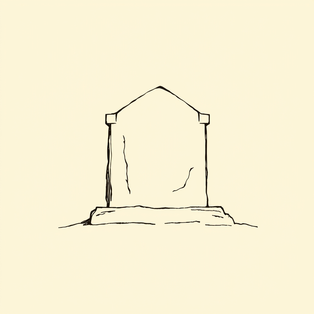 tombe en grès