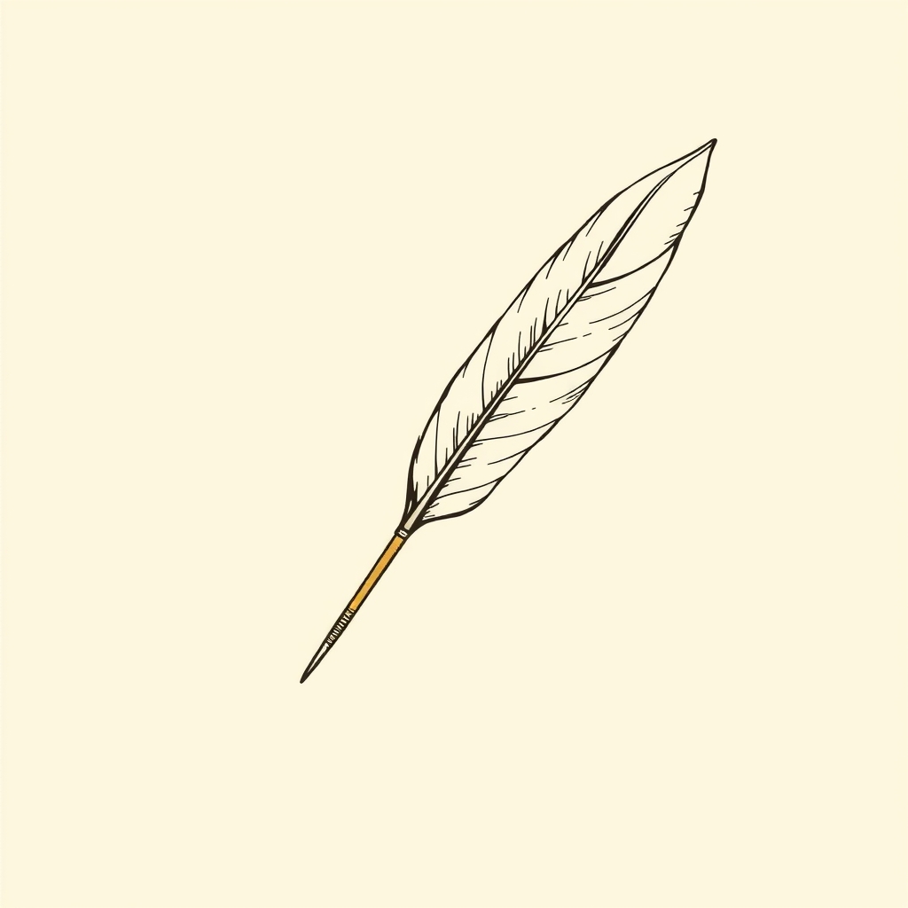pluma de escriba