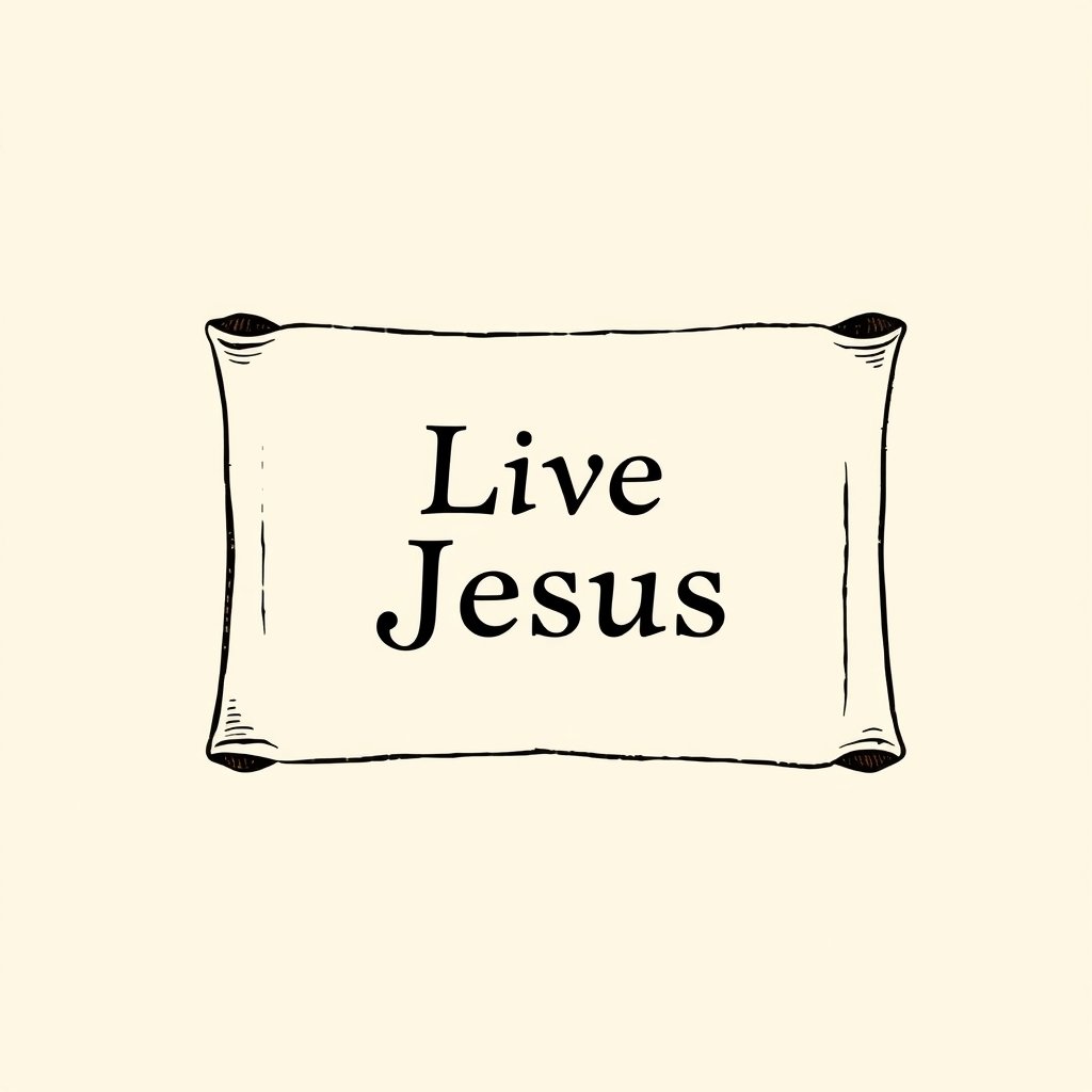 Banderola 'Vive Jesús'