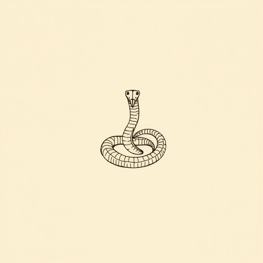 serpent au bec