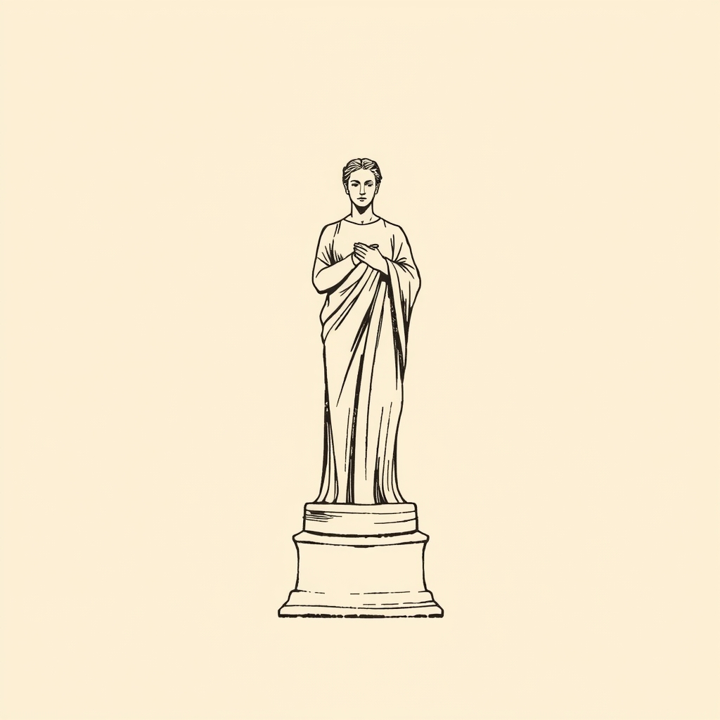 silver statue