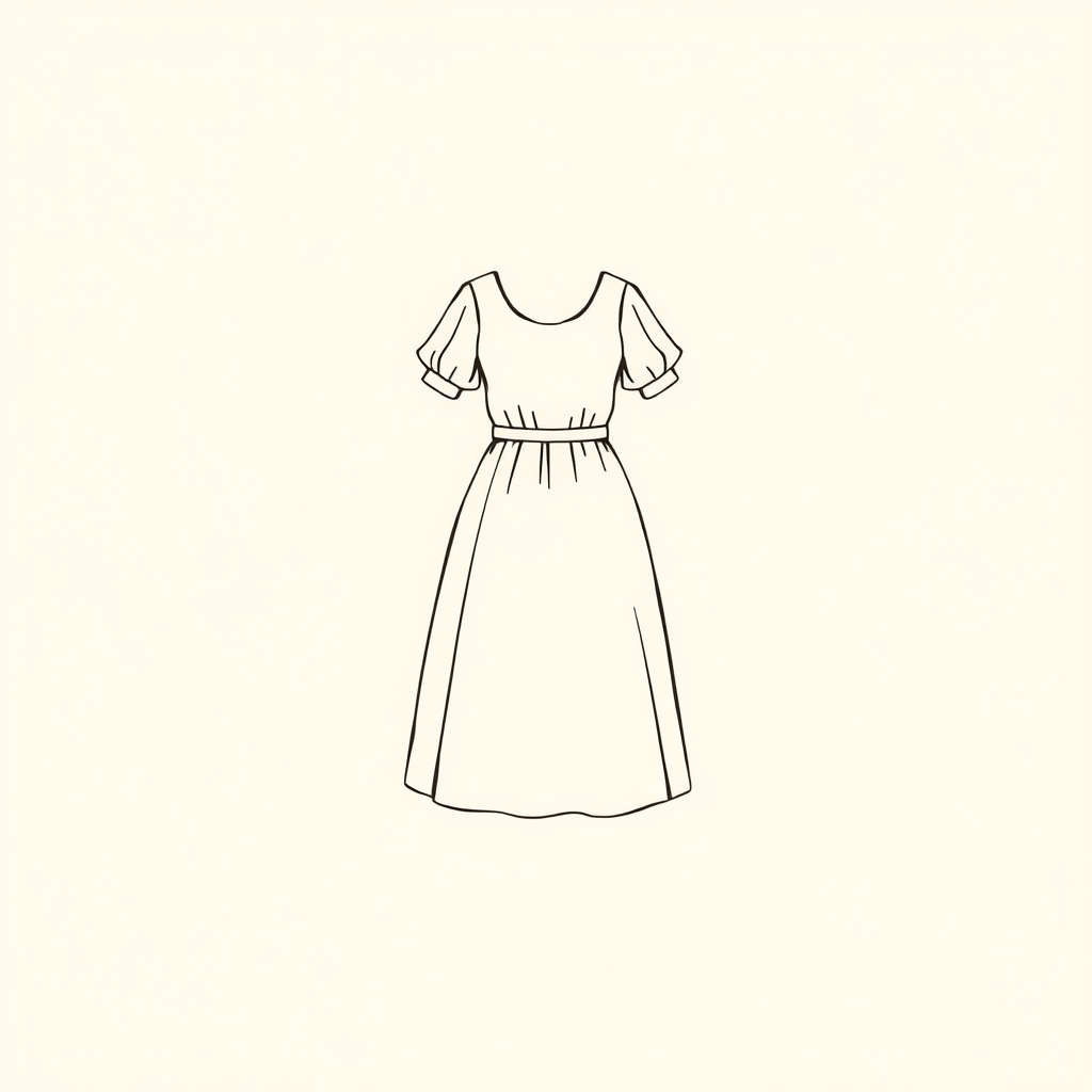 simple and modest dress