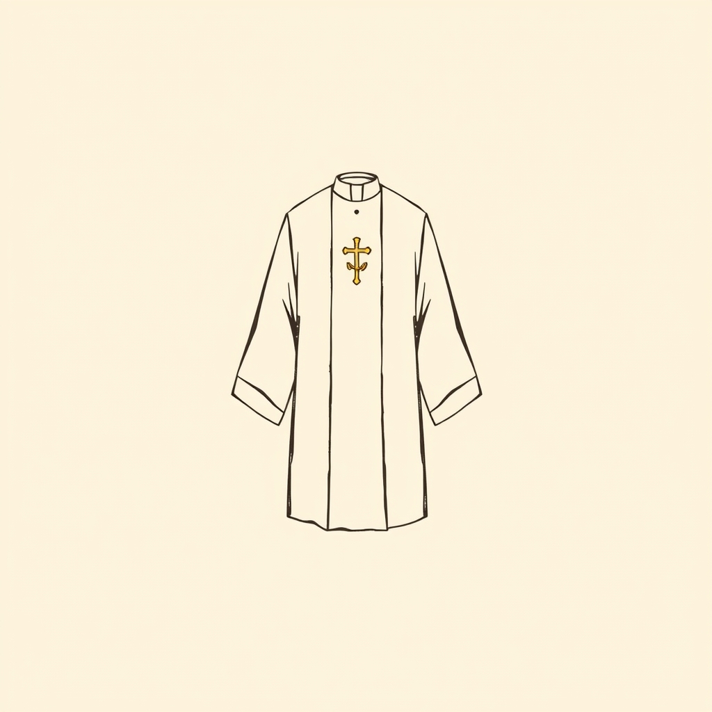 vêtements cléricaux simples