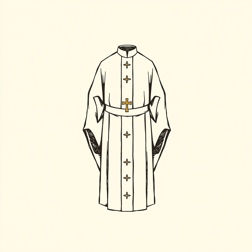 simple ecclesiastical clothing