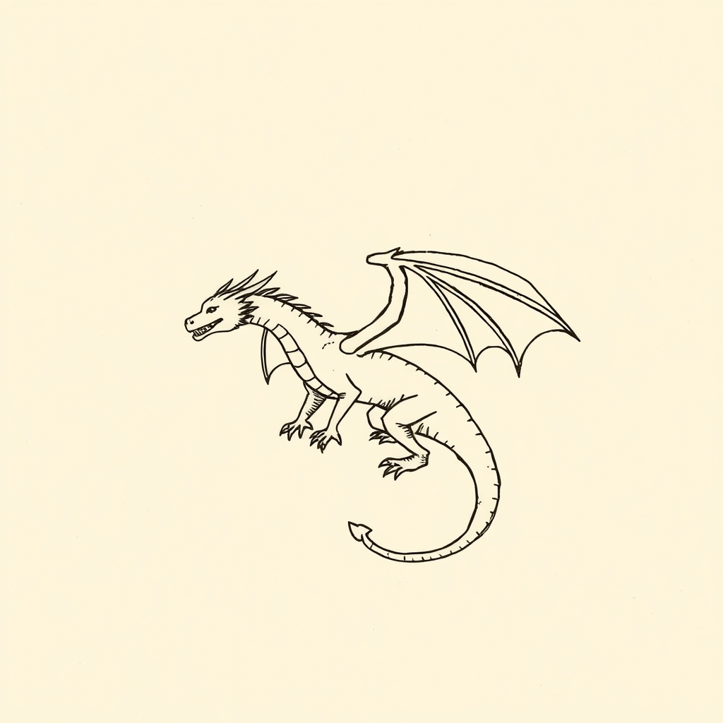 dragon terrassé