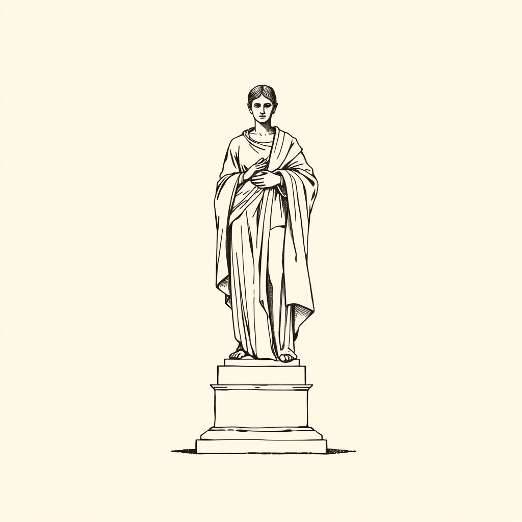 statue en argent massif (à Obernai)