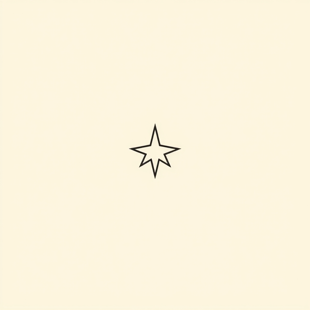 étoile au-dessus de la tête