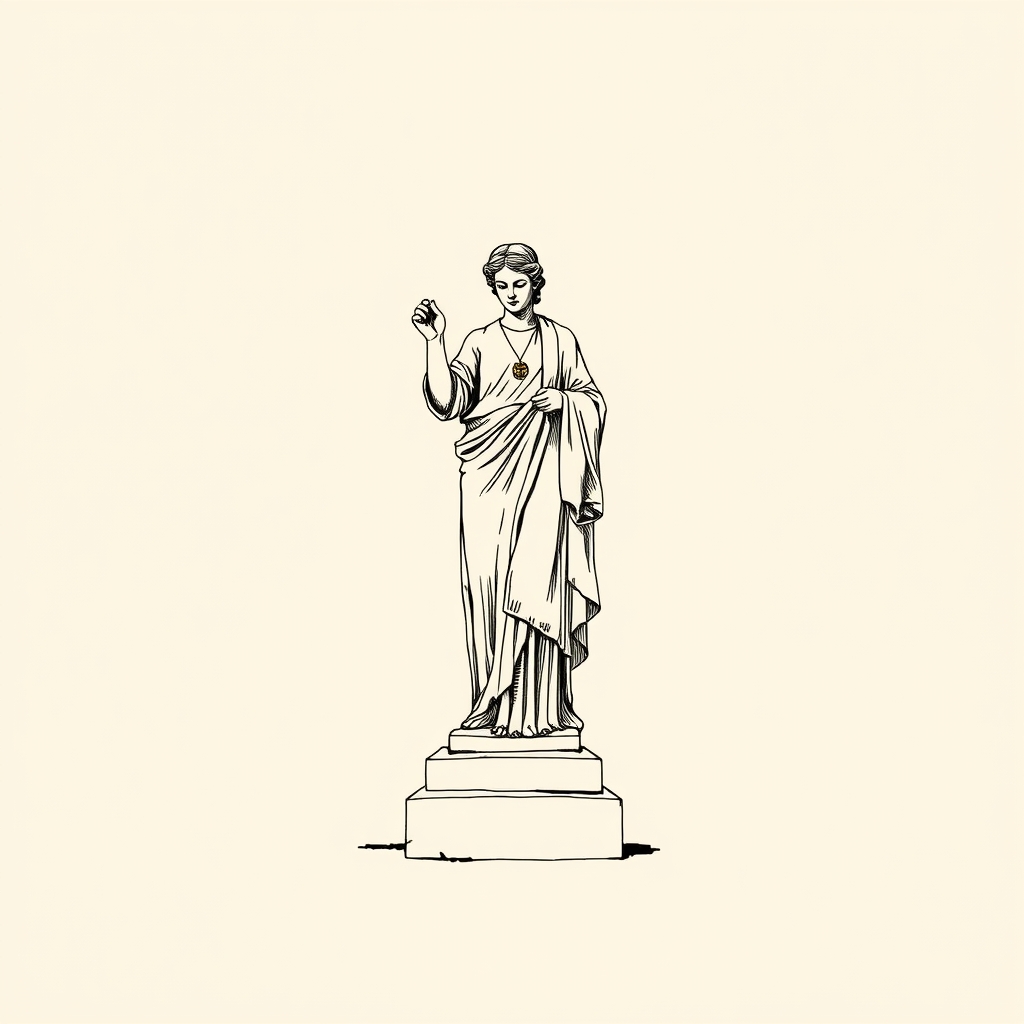 statua infranta e poi ricostituita