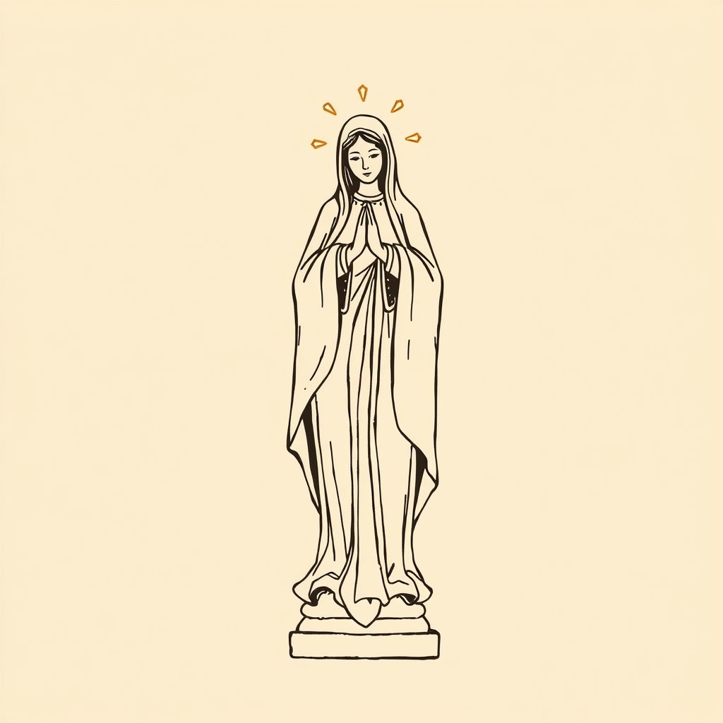 Statua della santa Vergine
