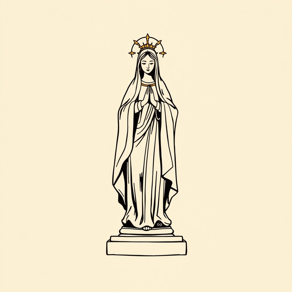 statuette de Notre-Dame des Batailles