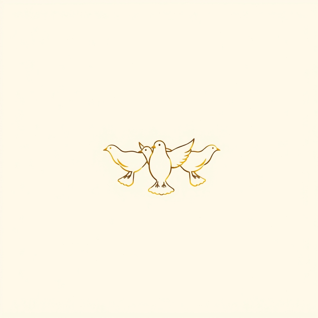 three doves