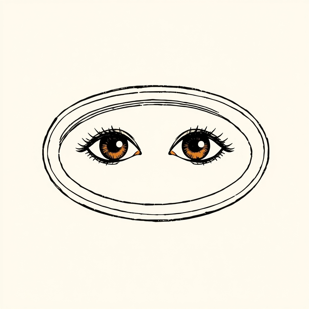 two eyes on a platter