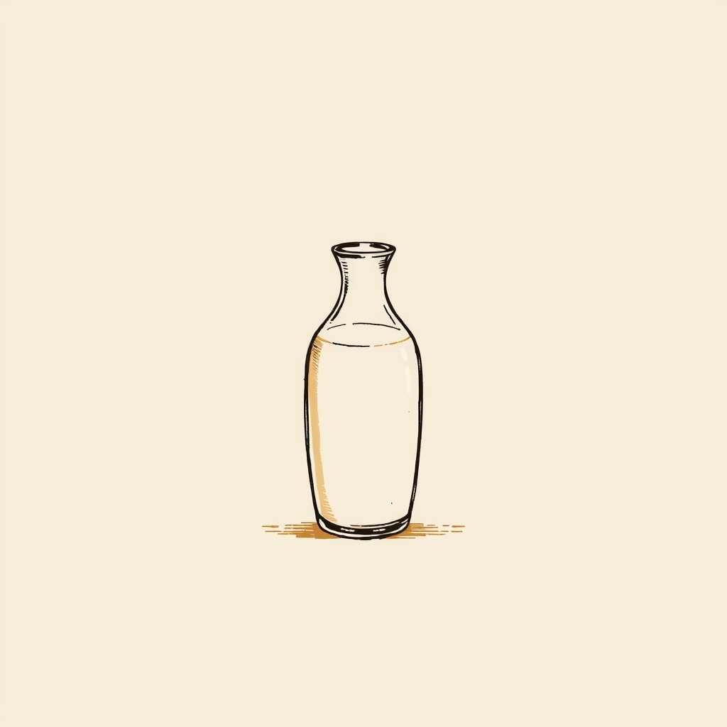 vase of milk