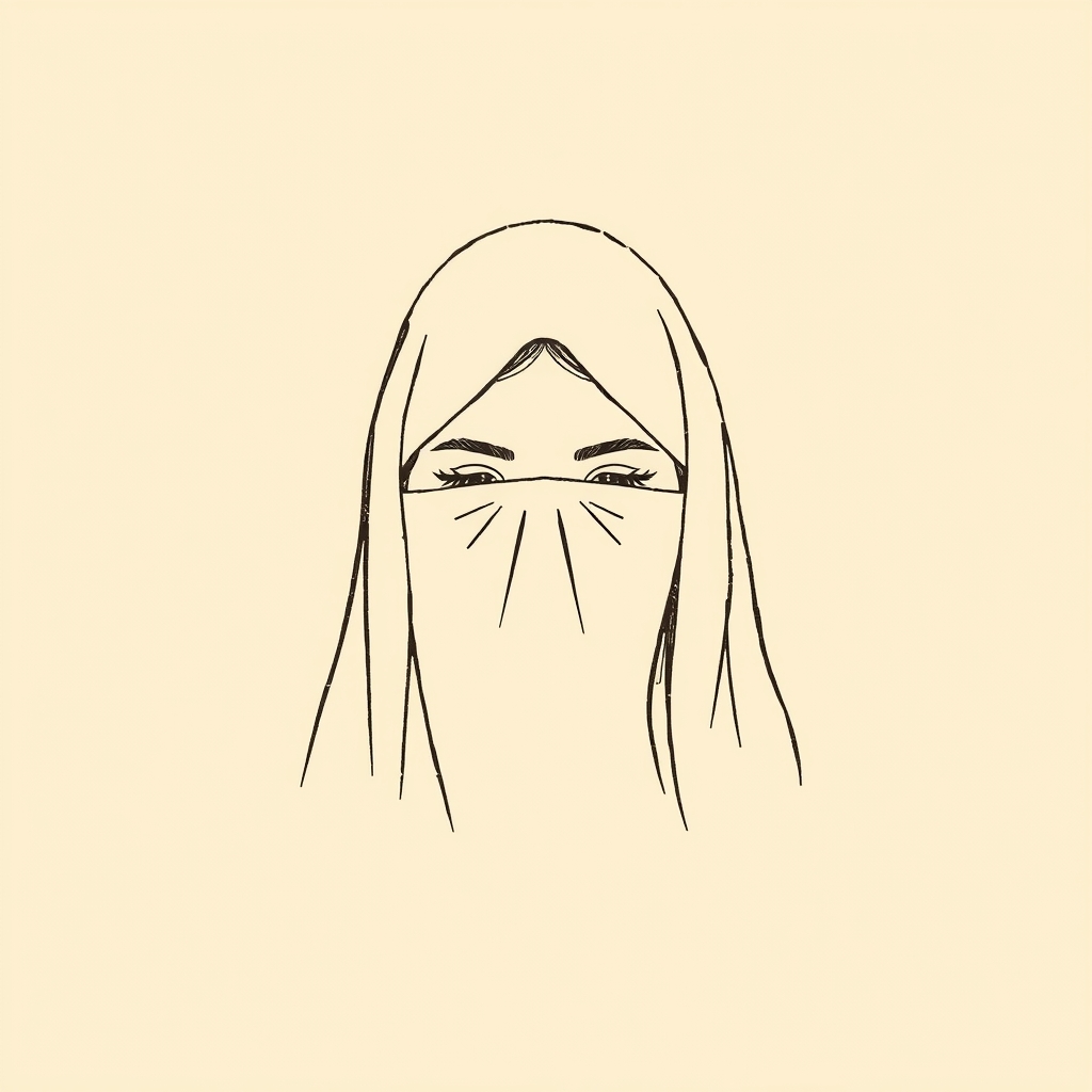 manto que cubre el rostro