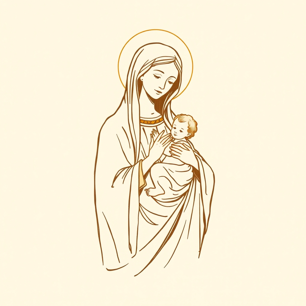 Virgin Mary with the infant Jesus