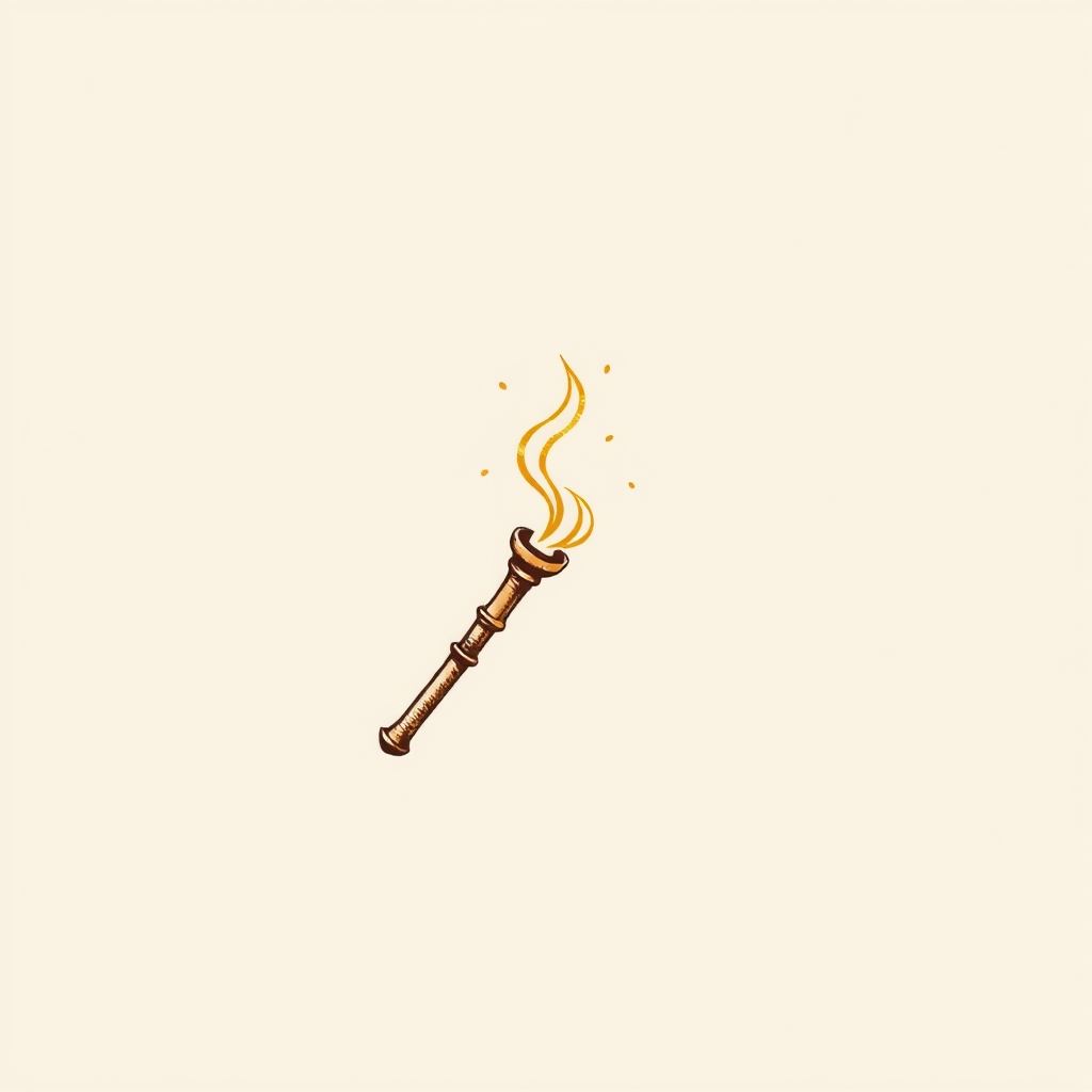 wand (causing a spring to gush forth)