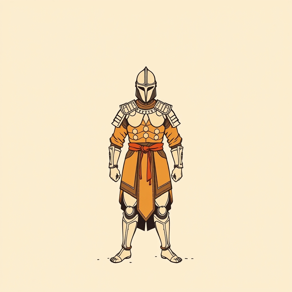 costume de guerrier