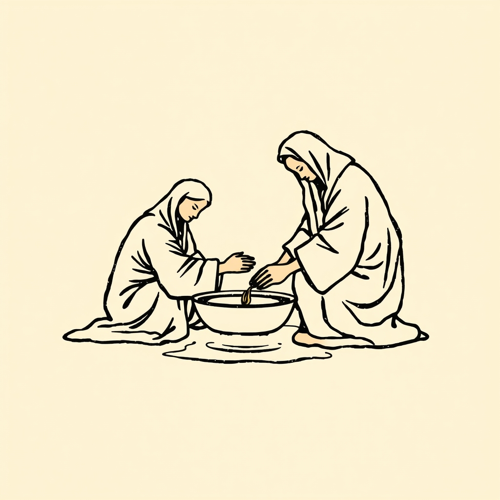 washing the feet of the poor