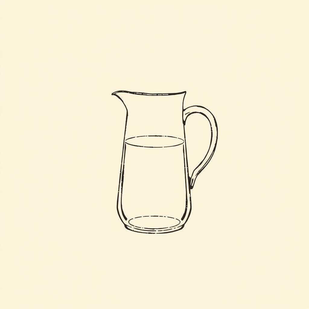 jarra de agua