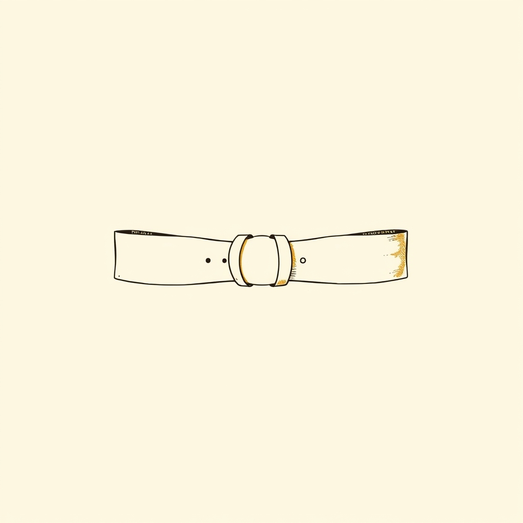 ceinture blanche reçue de la Vierge