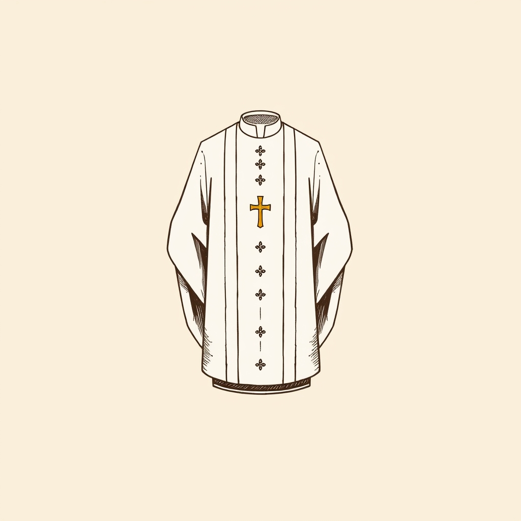 habits sacerdotaux blancs