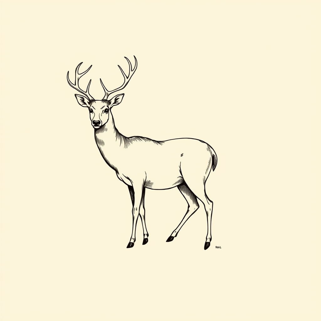 wild animals (deer, forest beasts)
