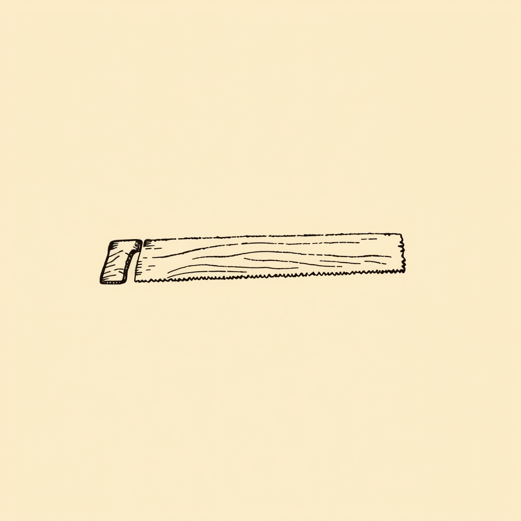 scie de bois