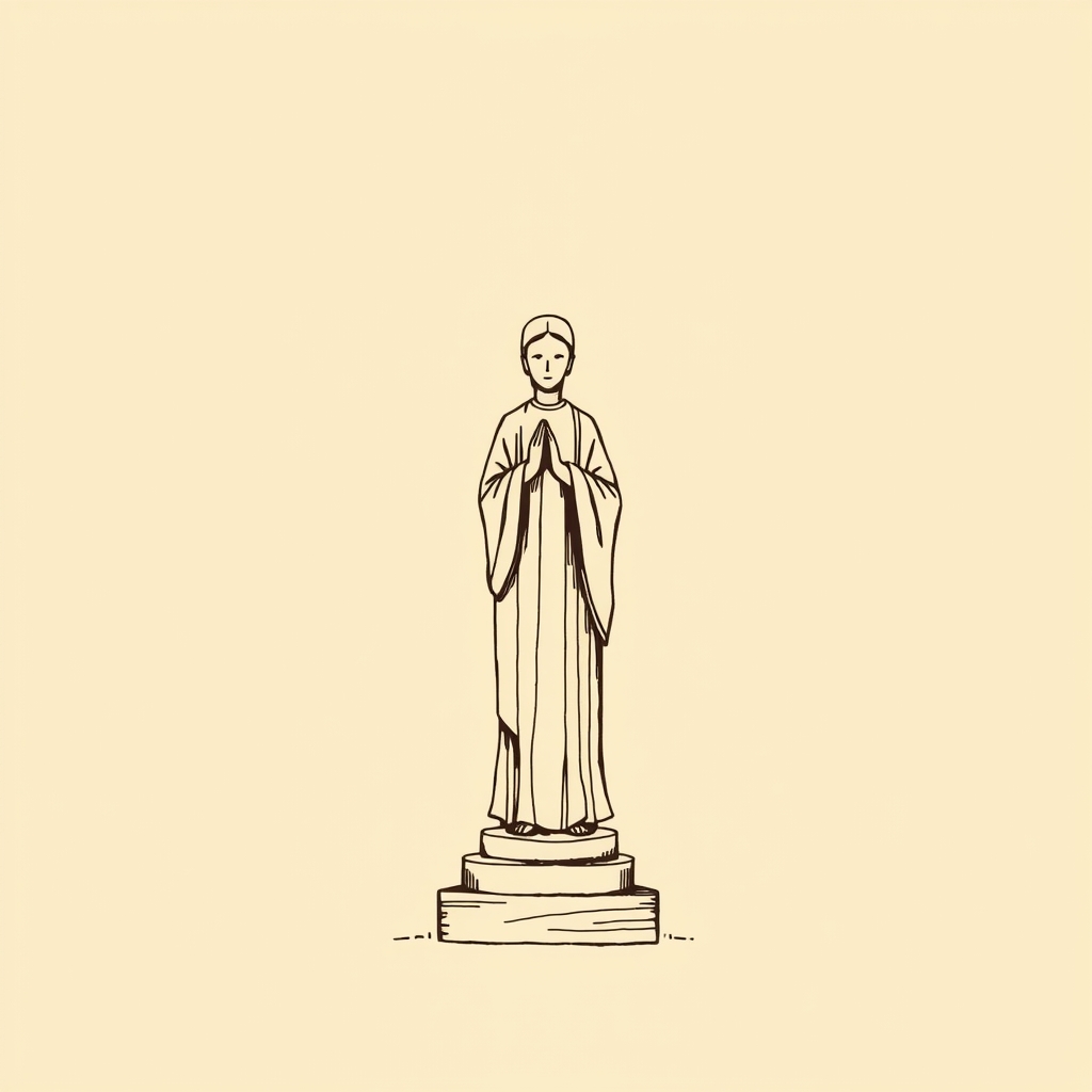 Statua in legno