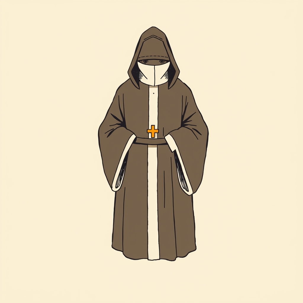 habit de frère mineur usé
